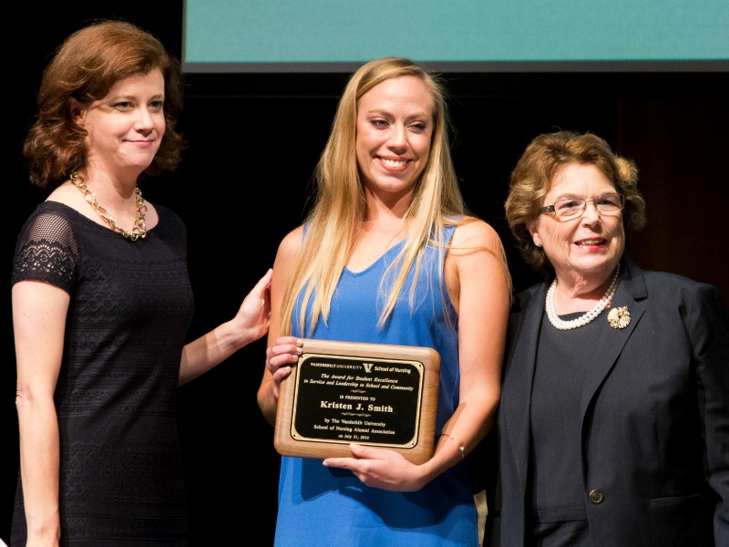 Sharon Karp, Kristen Smith, Dean Linda Norman