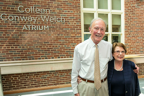 Frank Bumstead, Linda Norman in new Colleen Conway-Welch Atrium