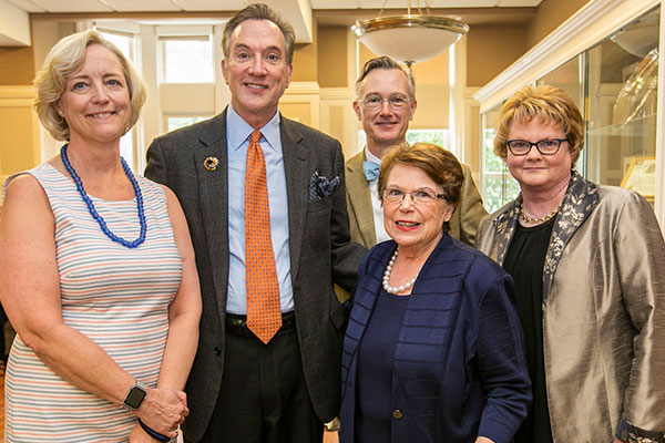 Provost Susan Wente, Roy Simpson, William Johnson, Dean Linda Norman, Betsy Weiner