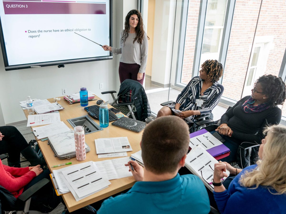 exterior of Godchaux Hall, a brick and glass building